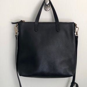 madewell transport small, zippered.